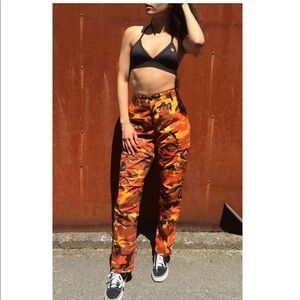 Rothco BDU Savage Orange Camo Cargo Pants